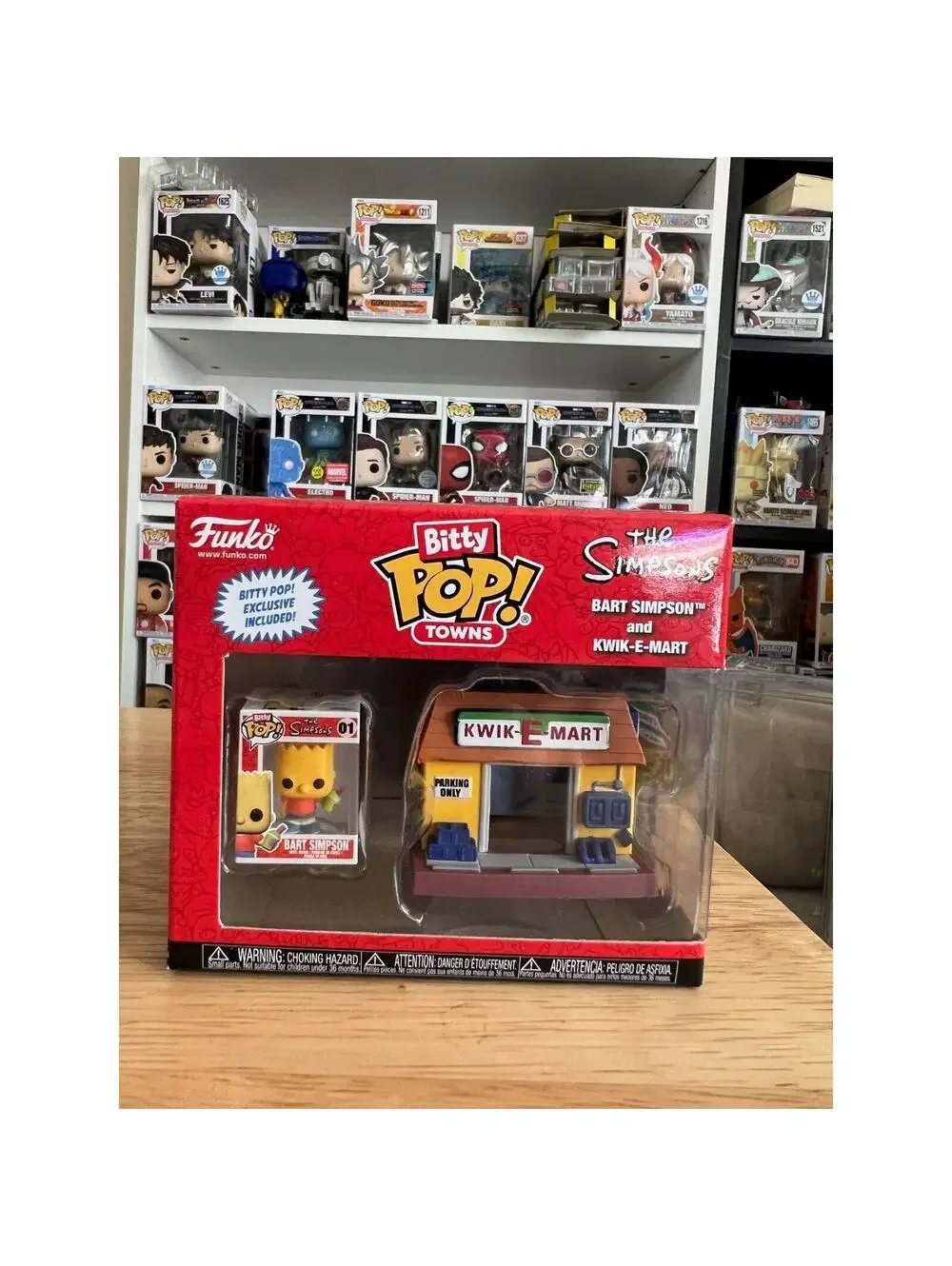 BITTY POP TOWN Kwik E Mart w/ Bart Simpson Funko Pop Simpsons Animation #01 TV